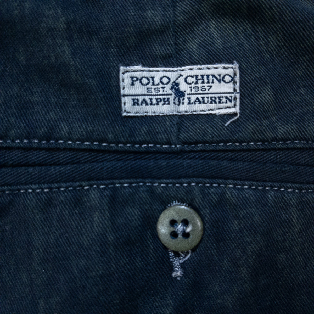 [メンズW33] 90〜00年代 Polo by Ralph Lauren/ポロバイラルフローレン チノパン 黒染め