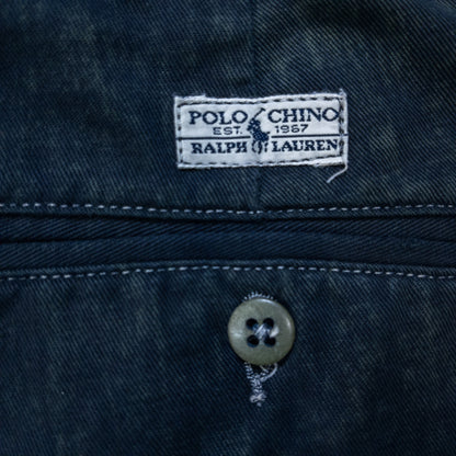 [メンズW33] 90〜00年代 Polo by Ralph Lauren/ポロバイラルフローレン チノパン 黒染め
