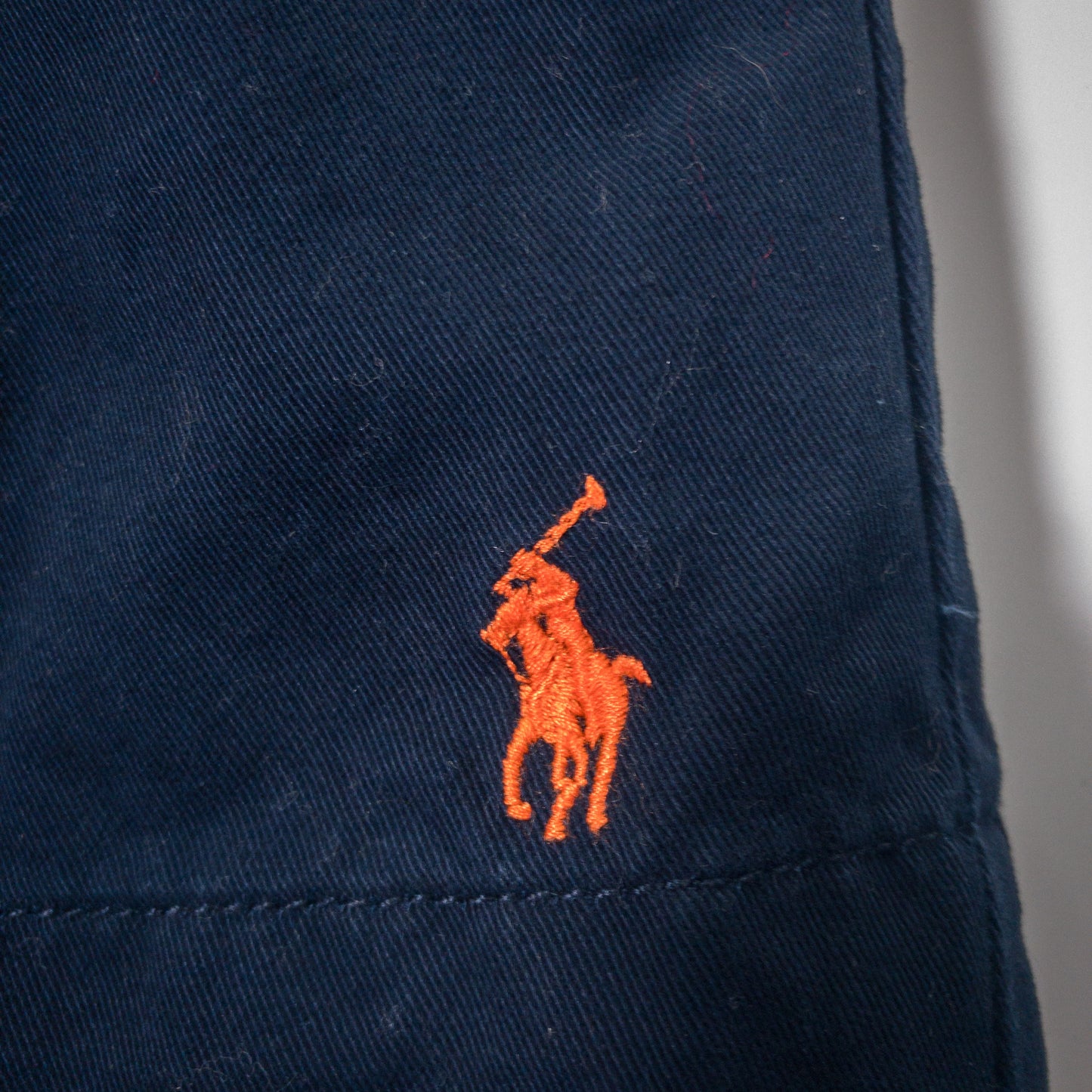 イージーショーツ L ネイビー 刺繍ロゴ Polo Ralph Lauren/ポロラルフローレン