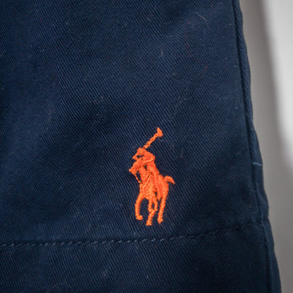 イージーショーツ L ネイビー 刺繍ロゴ Polo Ralph Lauren/ポロラルフローレン