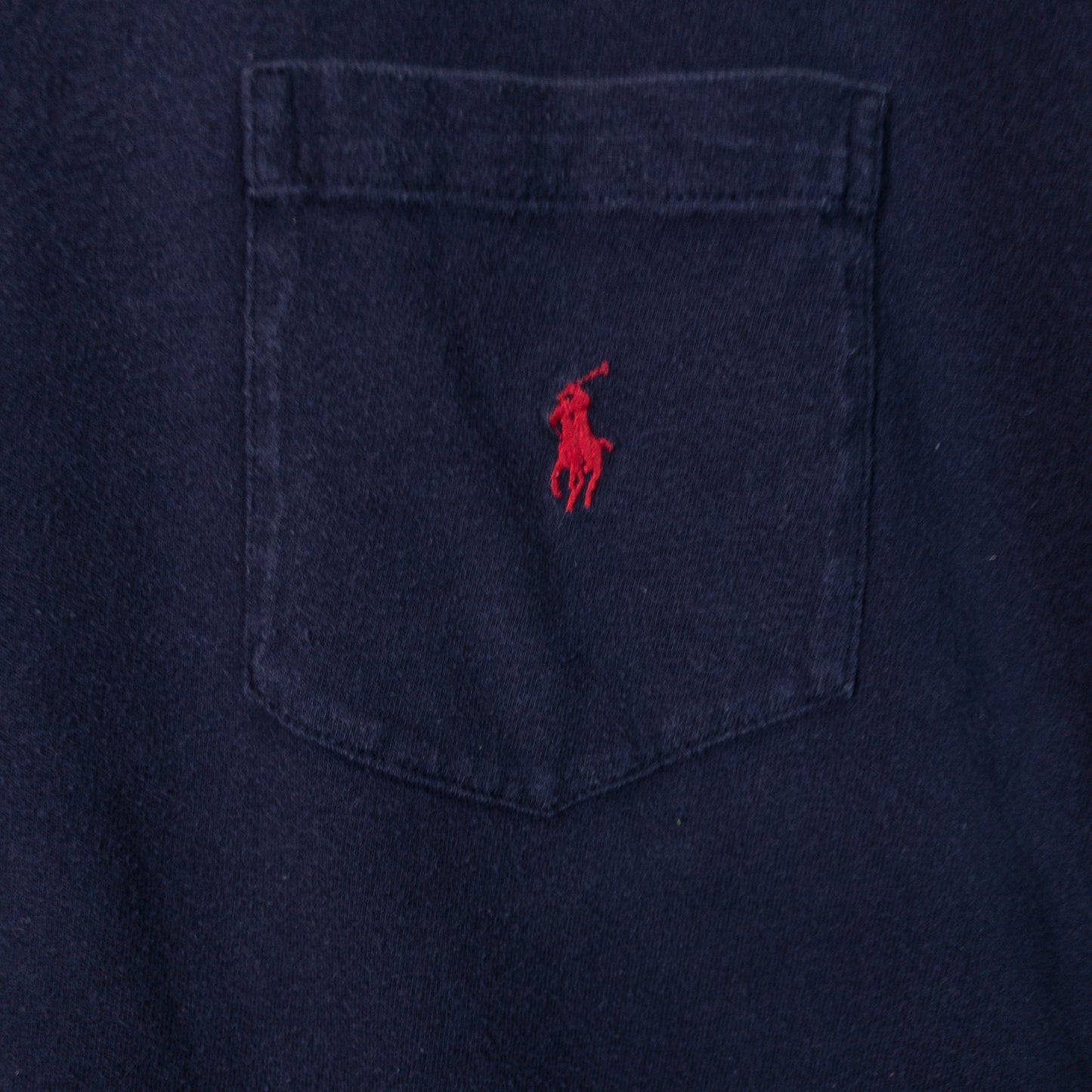Tシャツ XL ネイビー ポケット刺繍 Polo Ralph Lauren/ポロラルフローレン