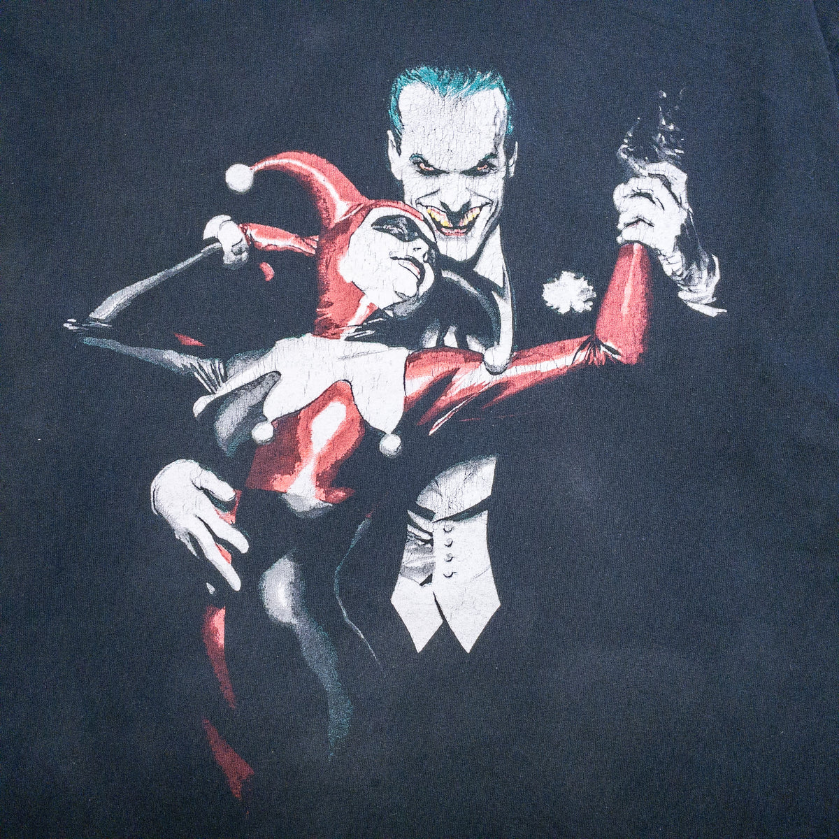 [メンズXL] 00年代 BATMAN Tシャツ ジョーカー ハーレークイーン