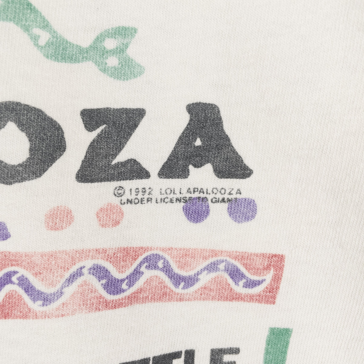 [メンズM] 90年代 Tee Jays/ティージェイズ Tシャツ 1992 LOLLAPALOOZA レッチリ パールジャム