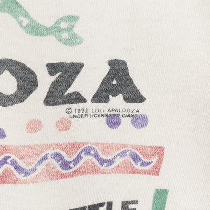[メンズM] 90年代 Tee Jays/ティージェイズ Tシャツ 1992 LOLLAPALOOZA レッチリ パールジャム