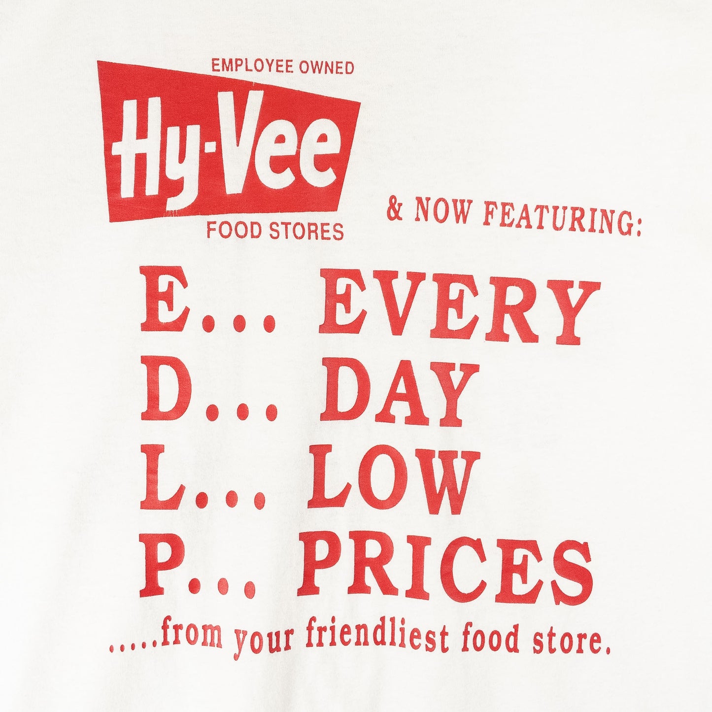 [メンズM] 90年代 Tシャツ 企業T Hy-Vee スーパーマーケット