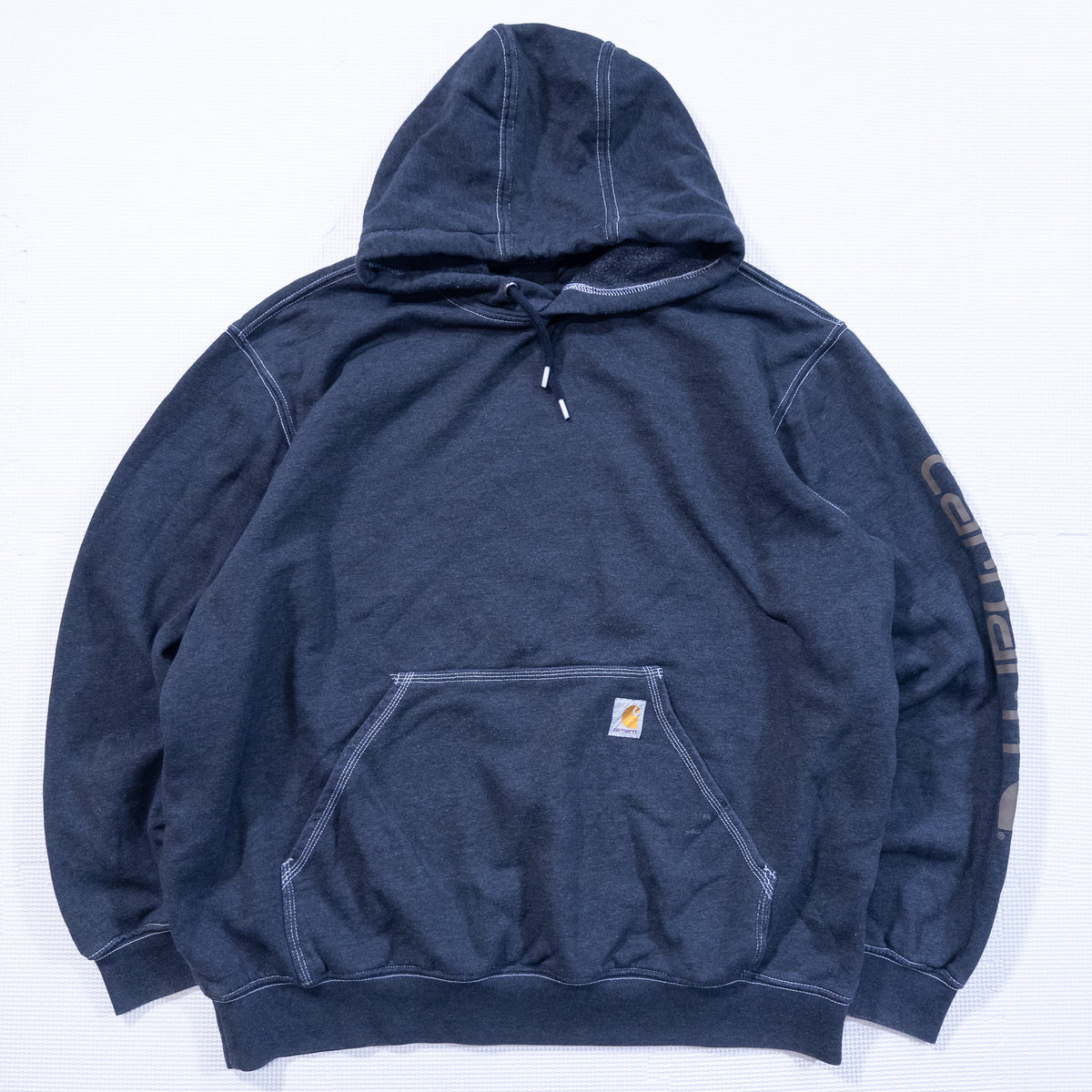 [メンズXXL] 00年代 Carhartt/カーハート パーカー 後染め