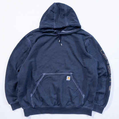 [メンズXXL] 00年代 Carhartt/カーハート パーカー 後染め