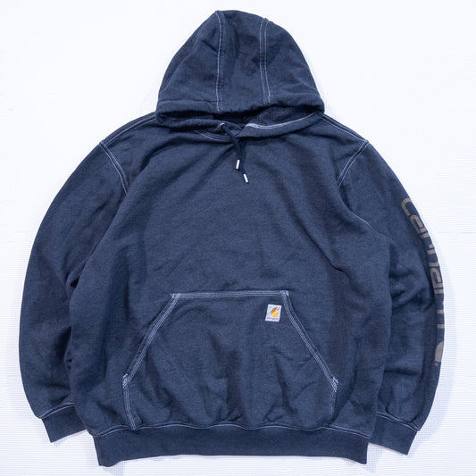 [メンズXXL] 00年代 Carhartt/カーハート パーカー 後染め