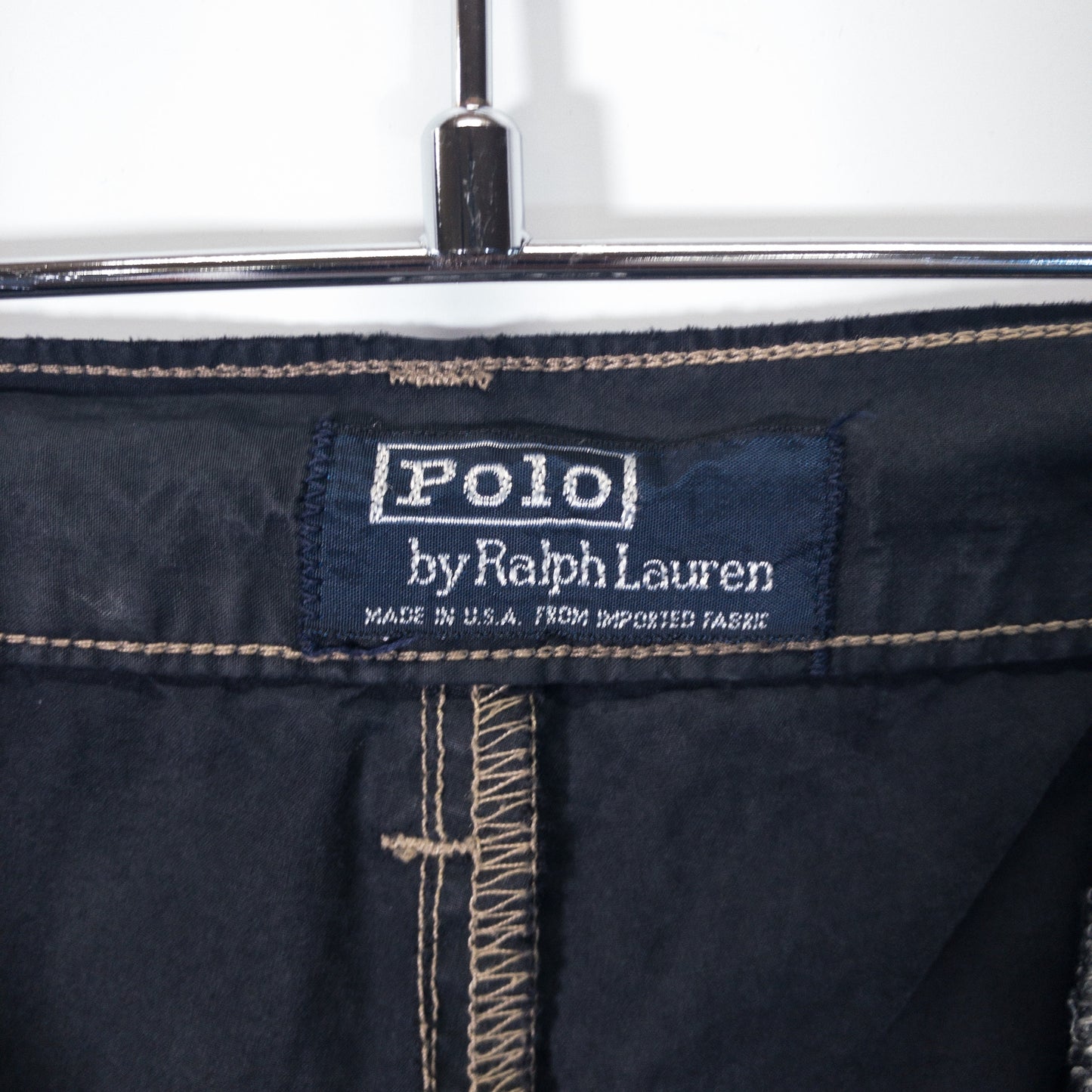 [メンズW33] 90年代 Polo by Ralph Lauren/ポロバイラルフローレン チノパン チノパンツ USA製 黒染め