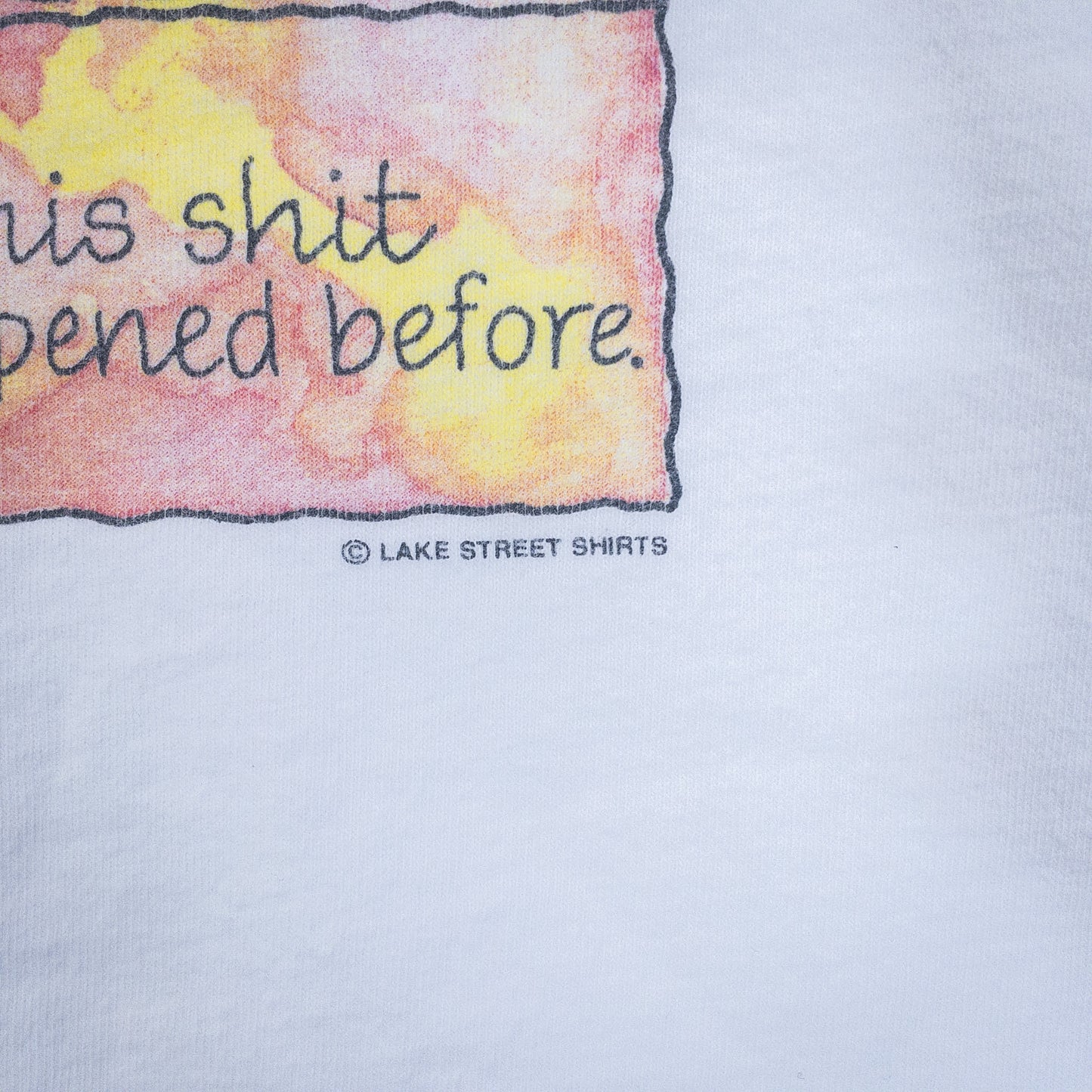 Tシャツ XL ホワイト宗派 宗教 メッセージTシャツ Lake Street Shirts/レイクストリートシャツ
