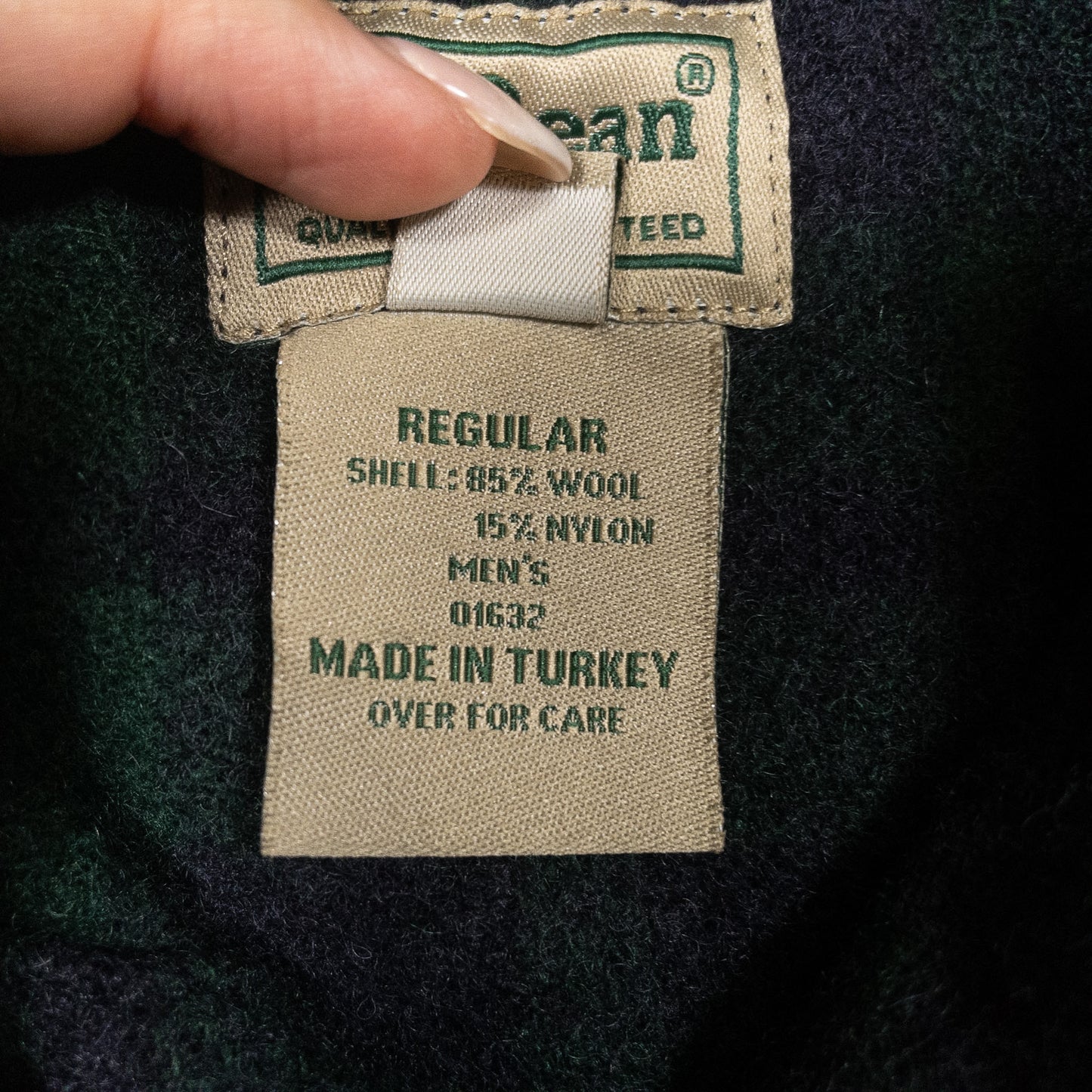 [メンズXL] 90〜00年代 L.L.Bean/エルエルビーン 長袖シャツ ウールシャツ