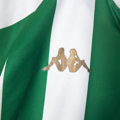 Real Betis レアルベティス サッカーユニフォーム M グリーン ストライプ