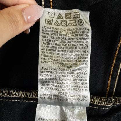 [メンズM] 00年代 Levi's/リーバイス Gジャン・デニムジャケット 黒染め