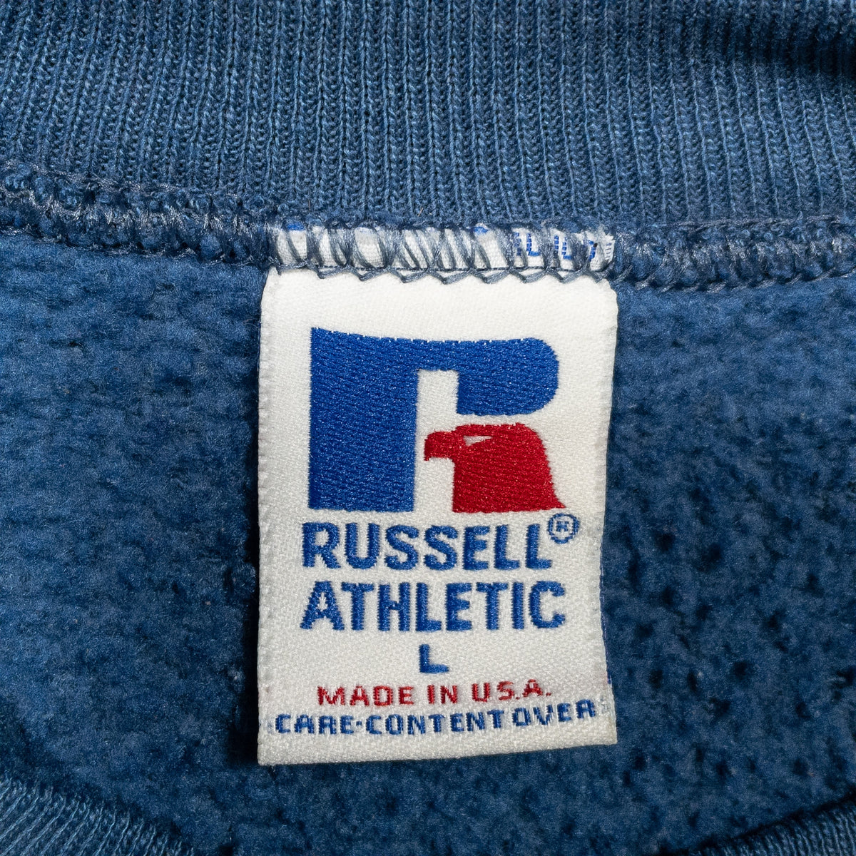 [メンズL] 90年代 Russell Athletic/ラッセルアスレチック スウェット トレーナー USA製 無地 ブランクスウェット