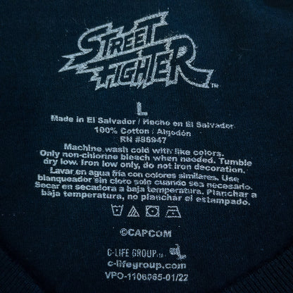 [メンズM] 00年代 STREET FIGHTER ストリートファイター Tシャツ 春麗 チュンリー ゲームT