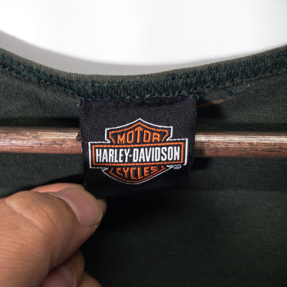 [メンズM] 00〜10年代 Harley-Davidson/ハーレーダビッドソン タンクトップ・ノースリーブトップス 骨手プリント HARLEY-DAVIDSON ハーレーダビッドソン