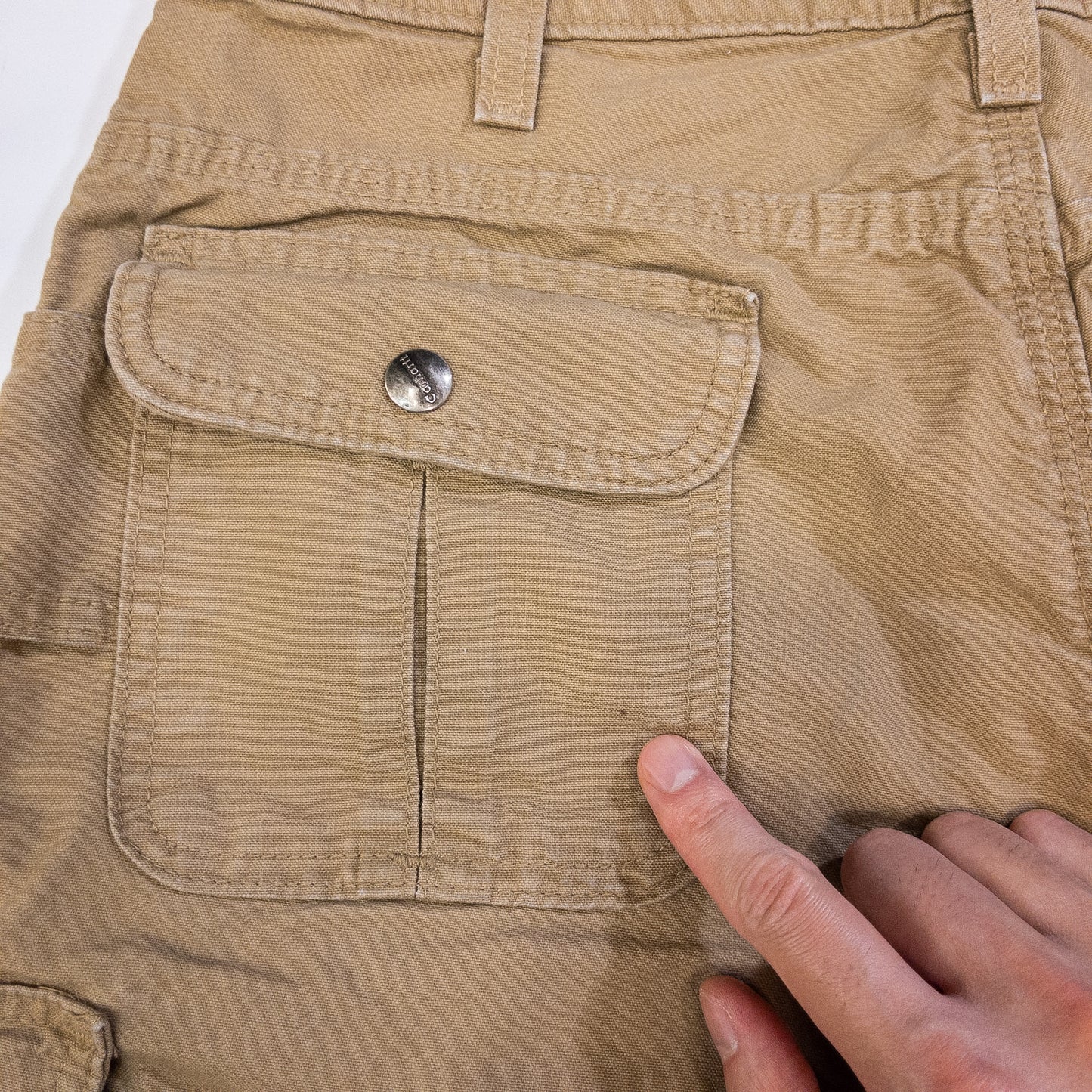 [レディースW31] 00年代 Carhartt/カーハート ショートパンツ カーゴショーツ