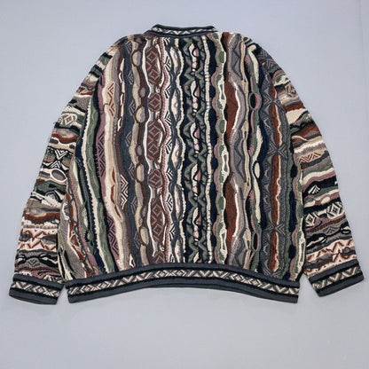 [メンズXXL] 90年代 COOGI/クージー ニット セーター 3Dニット