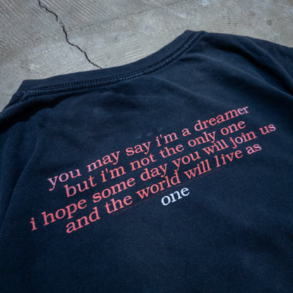 [メンズXL] 00年代 Tシャツ John Lennon ジョンレノン Imagine フォトプリント