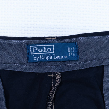 [メンズW33] 90〜00年代 Polo by Ralph Lauren/ポロバイラルフローレン チノパン 黒染め