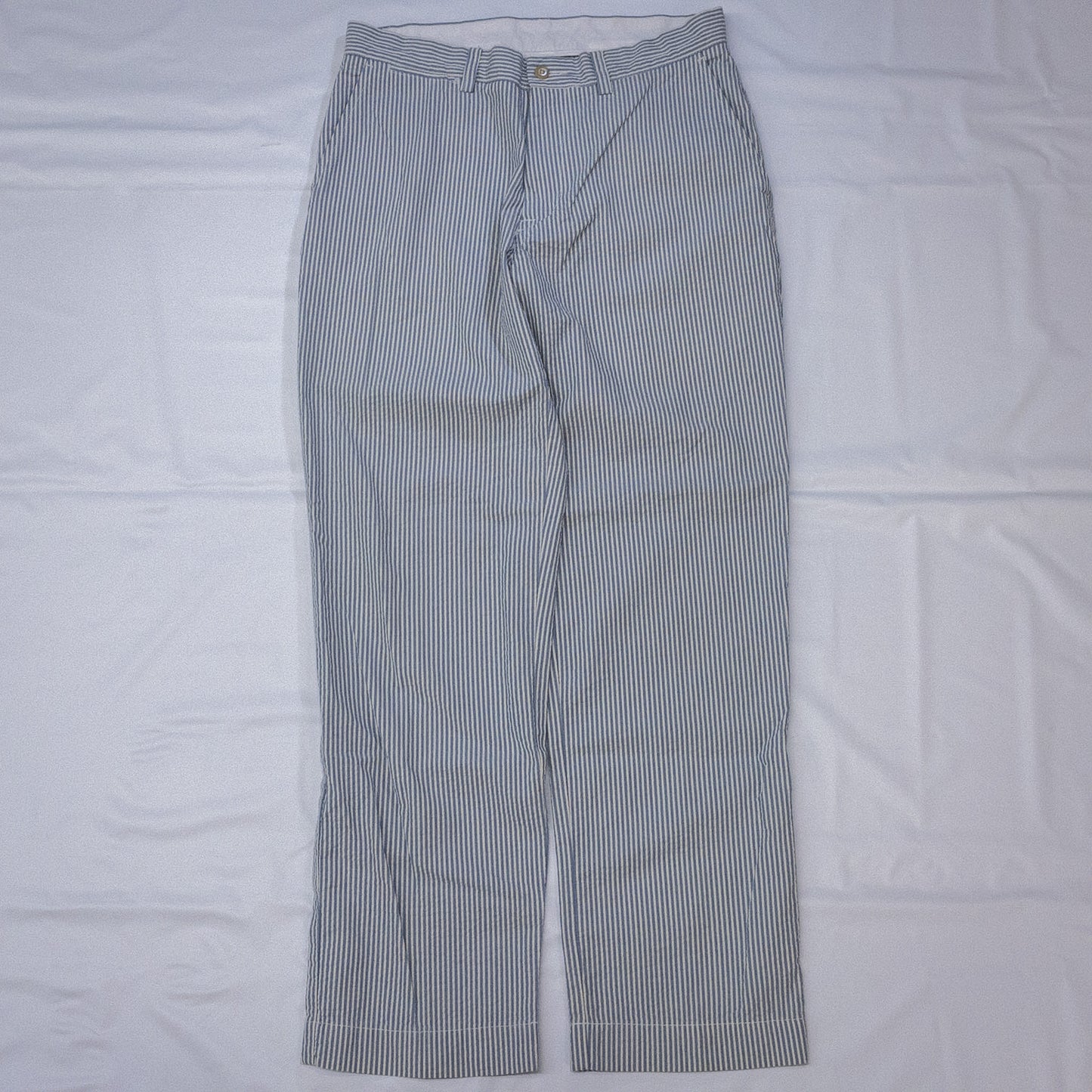 [メンズW31] 90〜00年代 Polo by Ralph Lauren/ポロバイラルフローレン スラックス シアサッカー SUFFIELD PANT