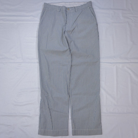 [メンズW31] 90〜00年代 Polo by Ralph Lauren/ポロバイラルフローレン スラックス シアサッカー SUFFIELD PANT