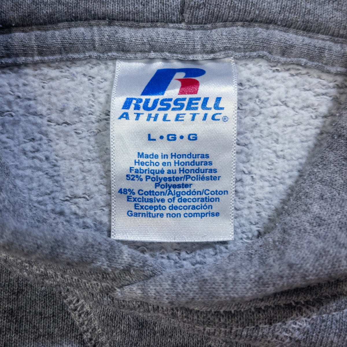 [メンズL] 00年代 Russell Athletic/ラッセルアスレチック パーカー 無地 ブランクスウェット