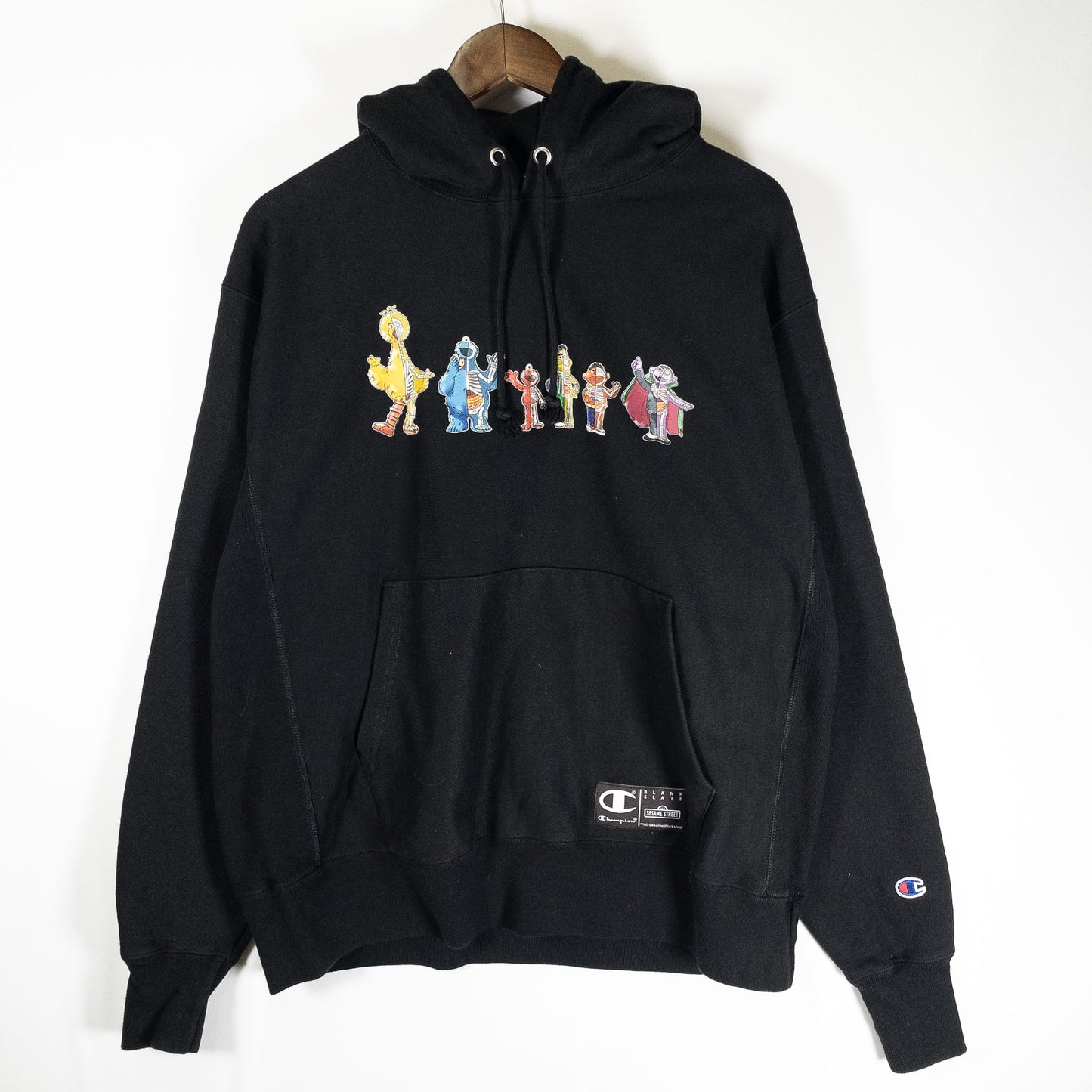 [メンズXL] 00年代 Champion/チャンピオン パーカー REVERSE WEAVE リバースウィーブ セサミストリート