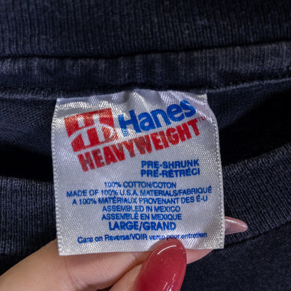 [メンズM] 90年代 Hanes/ヘインズ Tシャツ メッセージT