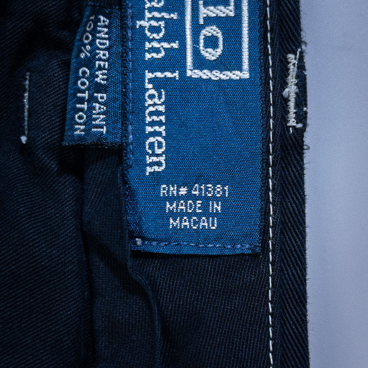 [メンズW31] 90〜00年代 Polo by Ralph Lauren/ポロバイラルフローレン チノパン ANDREW PANT 黒染め