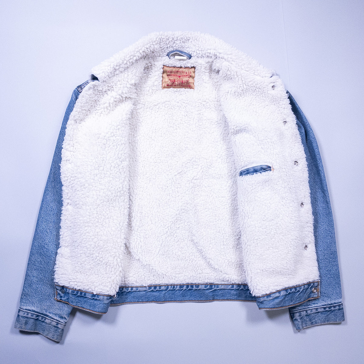 [メンズL] 90年代 Levi's/リーバイス Gジャン・デニムジャケット 70609 ボア