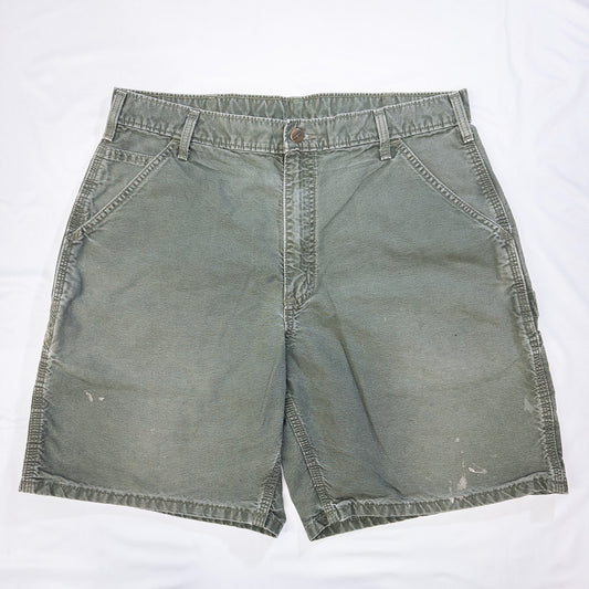 [メンズW33] 90〜00年代 Carhartt/カーハート ショートパンツ ワークショーツ ペインターショーツ