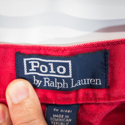 [メンズW37] 90年代 Polo by Ralph Lauren/ポロバイラルフローレン ショートパンツ チノショーツ ツータック
