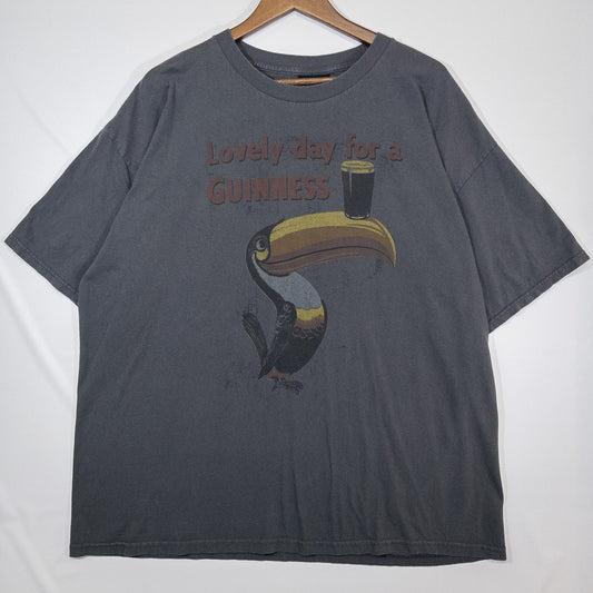 [メンズXXL] 90年代 Fifth Sun/フィフス サン Tシャツ GUINNESS 鳥 プリント