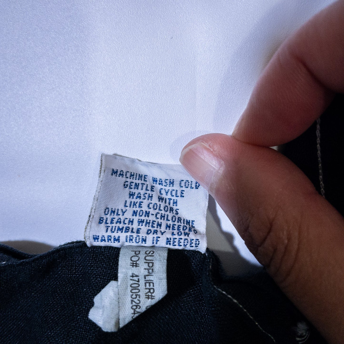 [メンズL] 00年代 Ralph Lauren/ラルフローレン 長袖シャツ リネンシャツ 黒染め