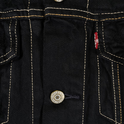 [メンズM] 00年代 Levi's/リーバイス Gジャン・デニムジャケット 黒染め