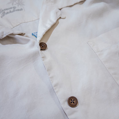 [メンズXXL] Tommy Bahama/トミーバハマ 半袖シャツ バックプリント シルク 刺繍