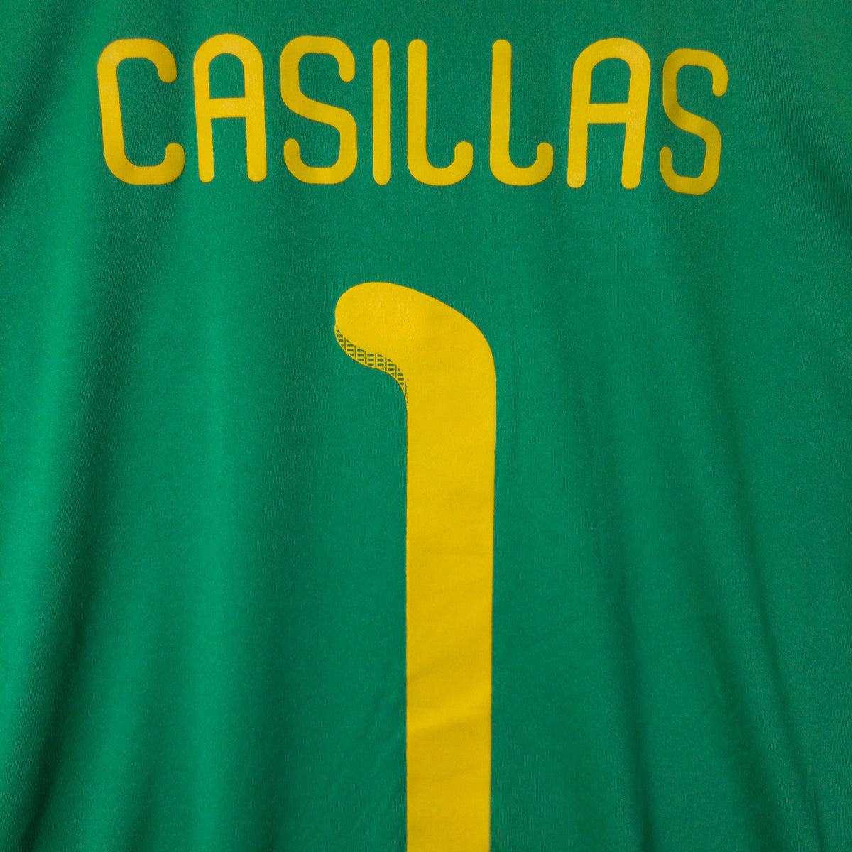 [メンズS] 00〜10年代 adidas/アディダス 半袖シャツ サッカーユニフォーム スペイン代表 カシージャス