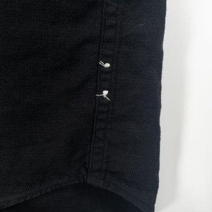 [メンズL] 90〜00年代 Polo by Ralph Lauren/ポロバイラルフローレン 半袖シャツ リネンシャツ 黒染め
