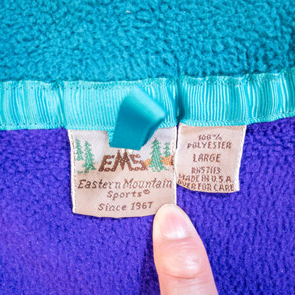 [メンズXL] 90年代 EMS ベスト フリースベスト