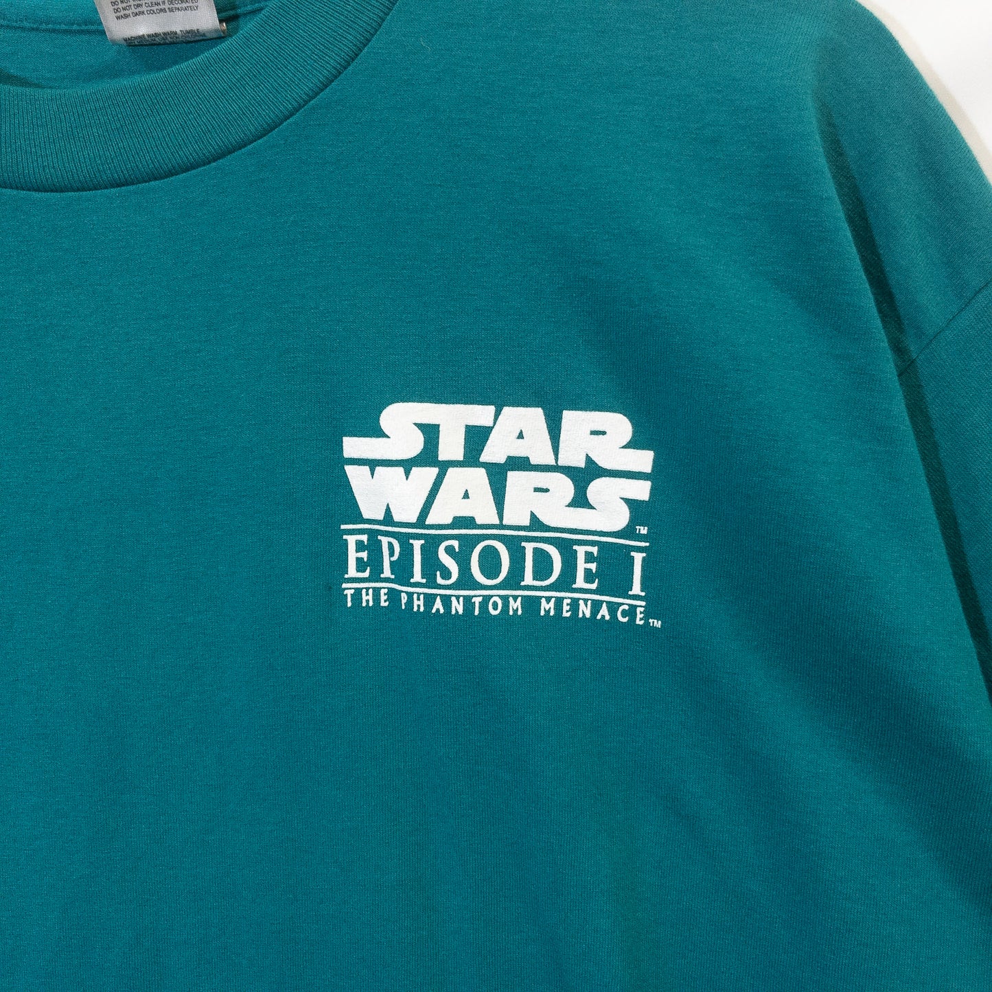 Star Wars スター・ウォーズ Tシャツ XL ブルーグリーン 映画プリント Fruit of the Loom/フルーツオブザルーム
