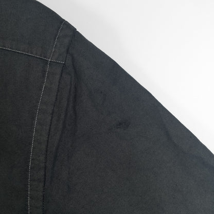 [メンズL] 90〜00年代 Ralph Lauren/ラルフローレン 半袖シャツ 黒染め