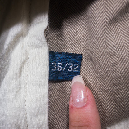 [メンズW32] 90〜00年代 Polo by Ralph Lauren/ポロバイラルフローレン スラックス ヘリボーン 2タック