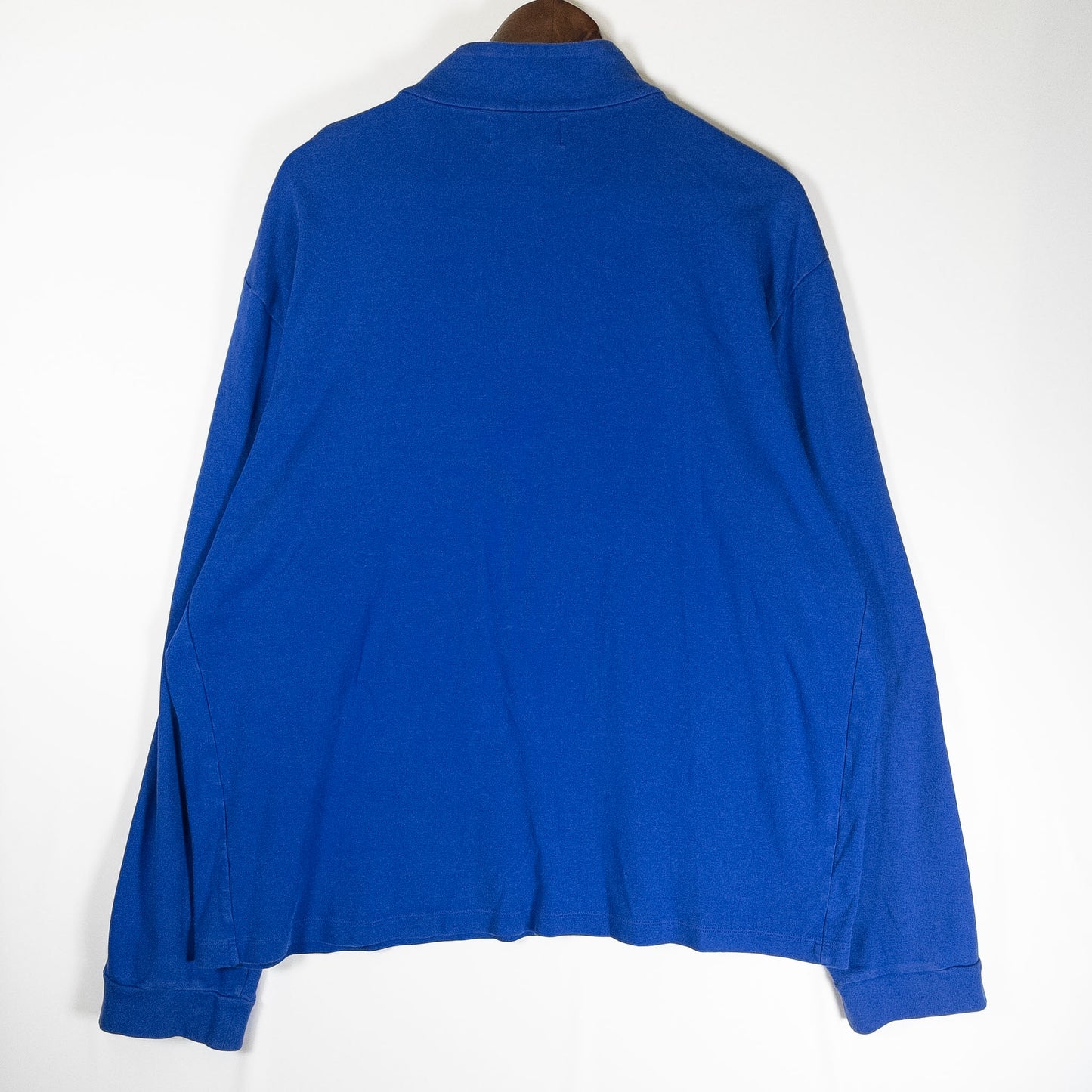 [メンズ3XL] 90〜00年代 Polo by Ralph Lauren/ポロバイラルフローレン スウェット トレーナー ハーフジップ 薄手