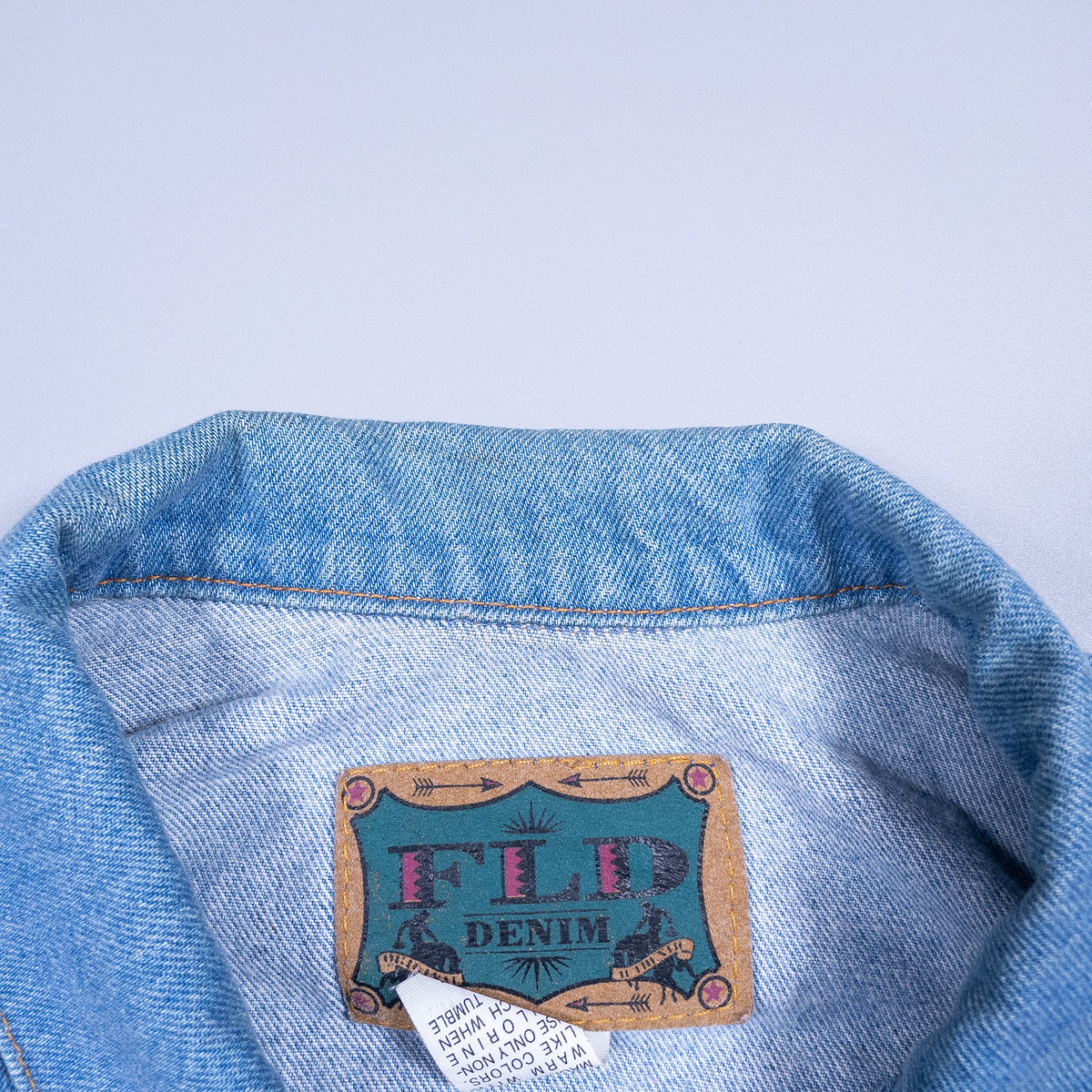 [メンズXL] 90〜00年代 FLD DENIM Gジャン デニムジャケット USA製
