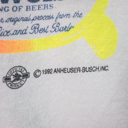 [メンズXL] 90年代 Fruit of the Loom/フルーツオブザルーム Tシャツ Budweiser バドワイザー 企業T