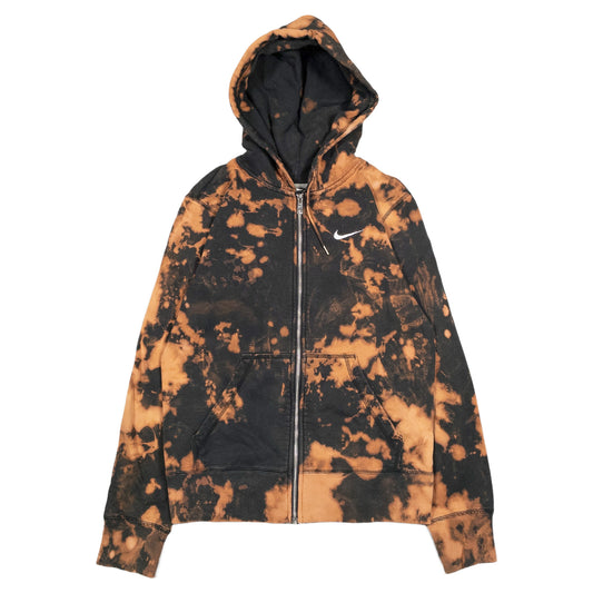 [メンズS] 00年代 Nike/ナイキ パーカー フルジップ ワンポイント タイダイ染め