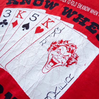 [メンズS] 90年代 Tシャツ ラスベガス トランプ JOKER