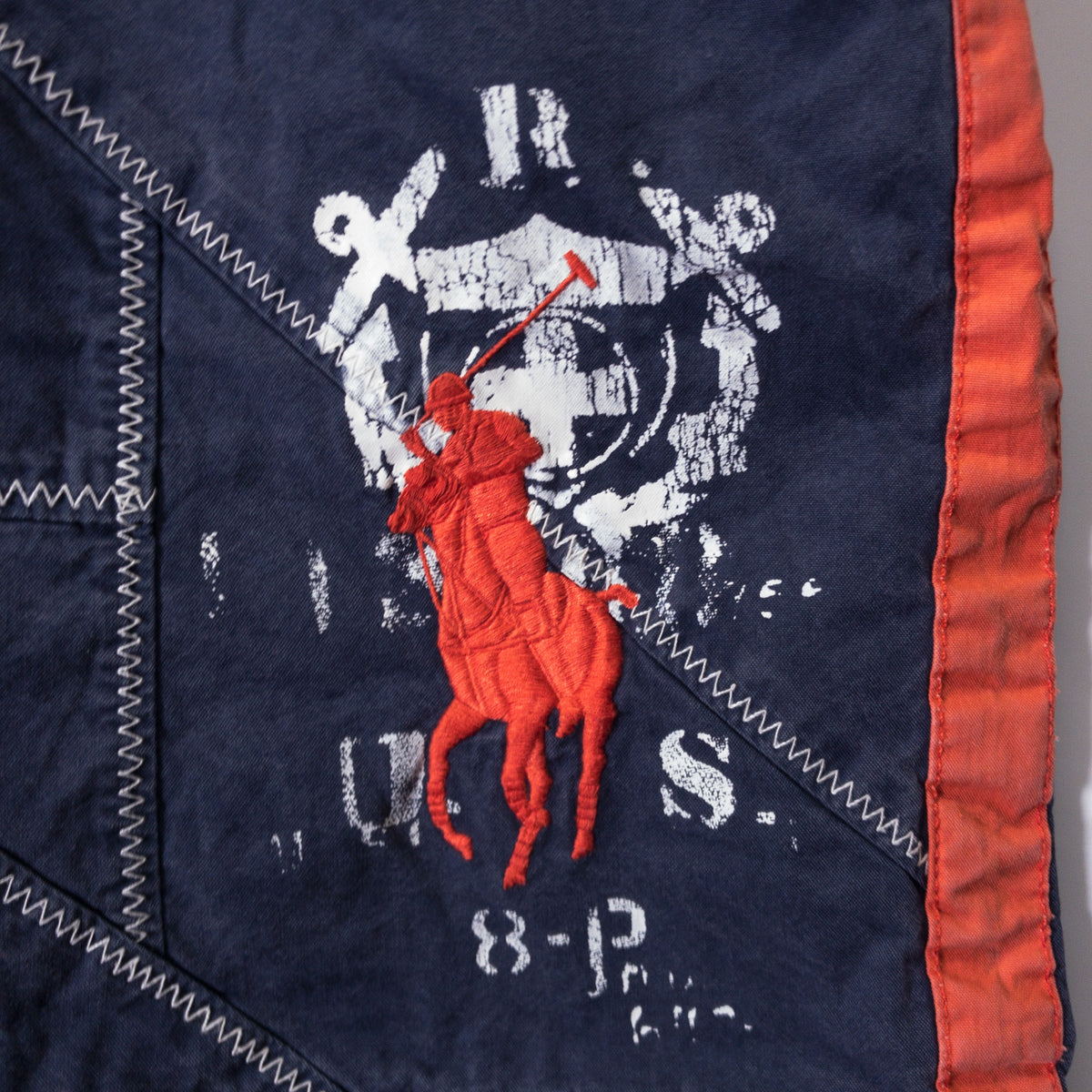 [メンズW39] 00〜10年代 Polo Ralph Lauren/ポロラルフローレン ショートパンツ スイムショーツ 刺繍ロゴ ポケット