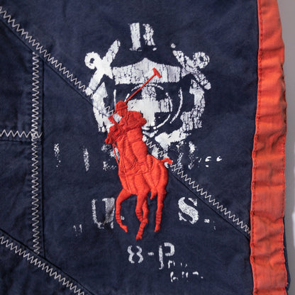 [メンズW39] 00〜10年代 Polo Ralph Lauren/ポロラルフローレン ショートパンツ スイムショーツ 刺繍ロゴ ポケット
